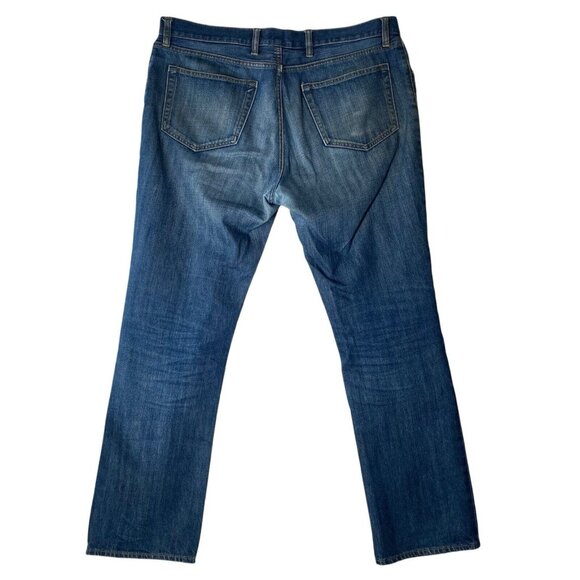 Gap 1969 Easy Authentic Jeans Mens 38X34 Blue Denim Straight Leg - Picture 2 of 8